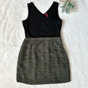 5/48 Color Block Pleated Dress Size Small